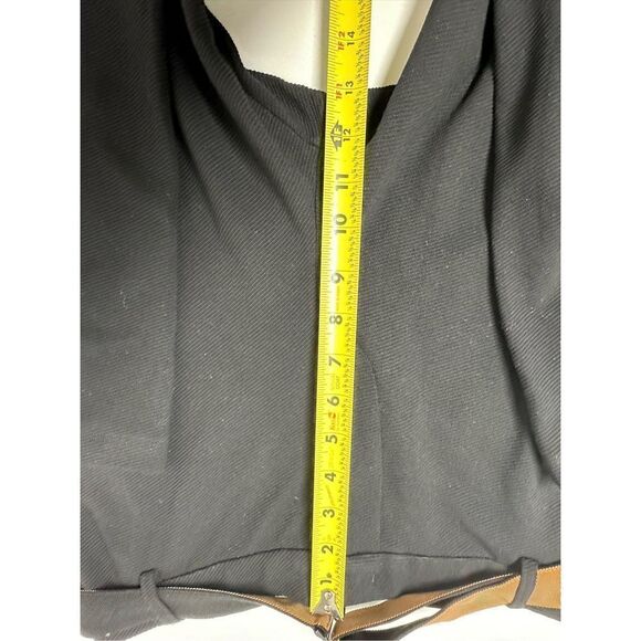 Comma, Black Straight Leg Viscose Blend Women’s Pants Trousers Belted Size 8 EUC - Picture 12 of 16